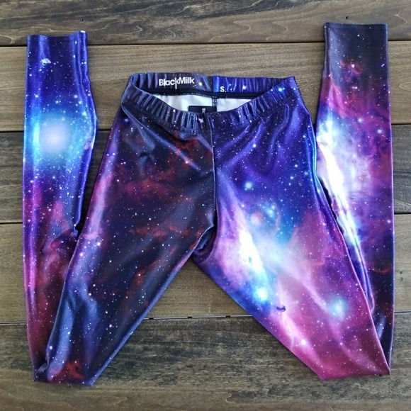 Blackmilk Pants - Blackmilk clothing galaxy leggings